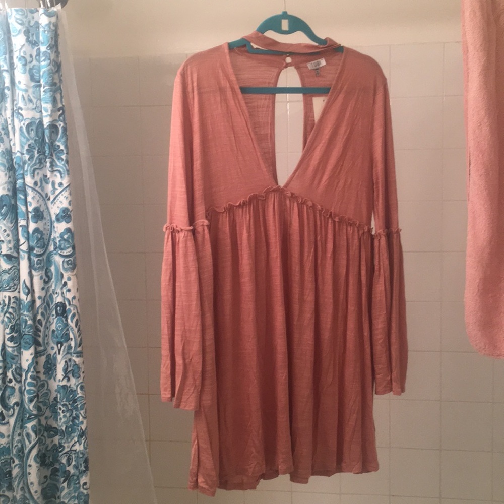 Rose Choker Shift Dress (Tobi) - Picture 4 of 5